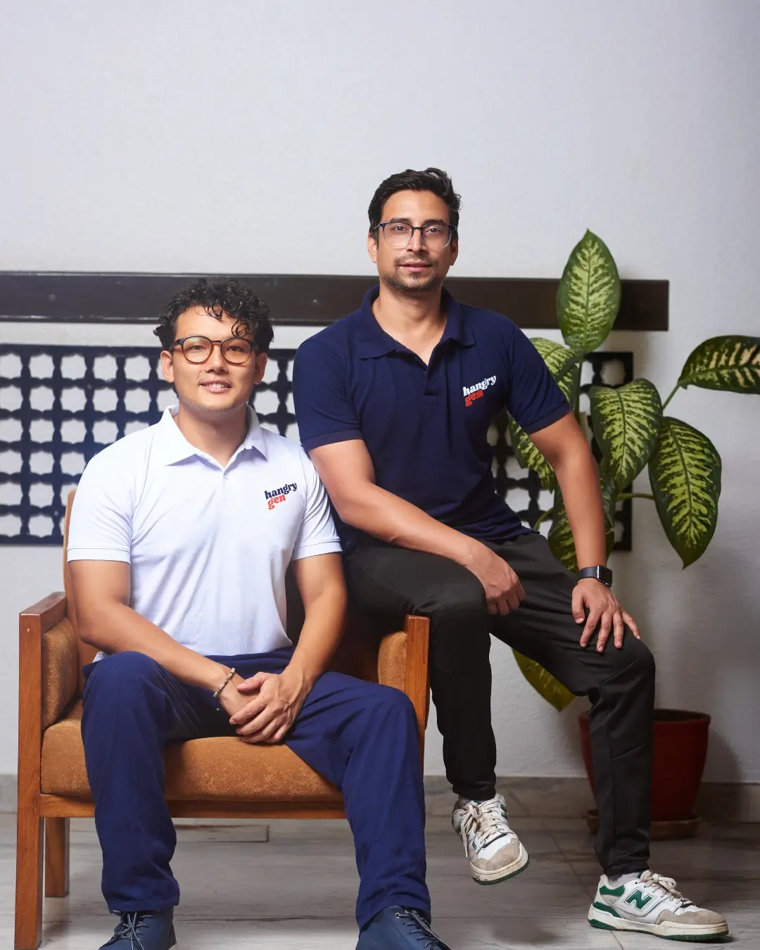 CEO Binay Sharma and CTO Luckson Raj Shrestha